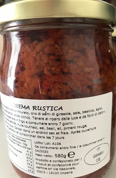 Italian Rustica Sauce 650 grs Jar Unit